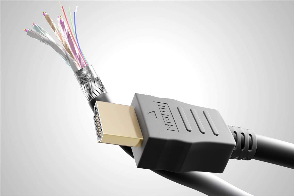 61159 High-Speed HDMI Cable with Ethernet / 4K Ultra HD and ARC/for Monitors, PS5 and Xbox / 2M
