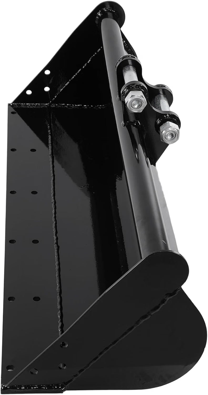Plain Mud Bucket Grading Attachment with Pins for Mini Excavators
