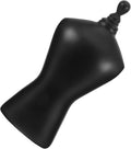 ULDIGI Jewelry Bust Display Stand Elegant Necklace Holder for Tabletop Showcase for Personal Use and Retail Settings Made of Black Mannequin Design