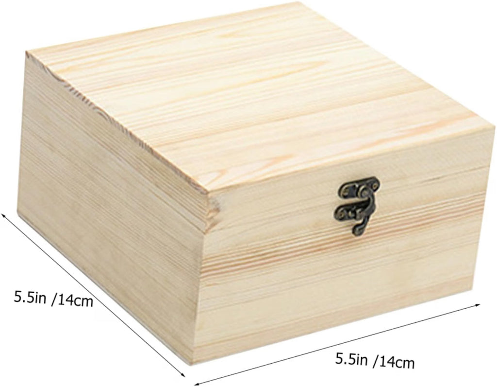 Rustic Wooden Jewelry Box for Diamonds and Pendants, Beige Wear-resistant Organizing Display, Home Bedroom Use, No Burrs Finish, Delicate Decorative Storage