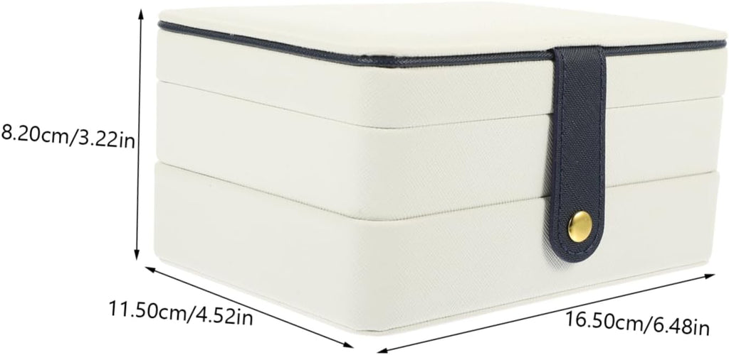 Multi Jewelry Organizer Case Portable Storage for Necklaces Earrings Creative Design for Travel and Home Use Large Capacity
