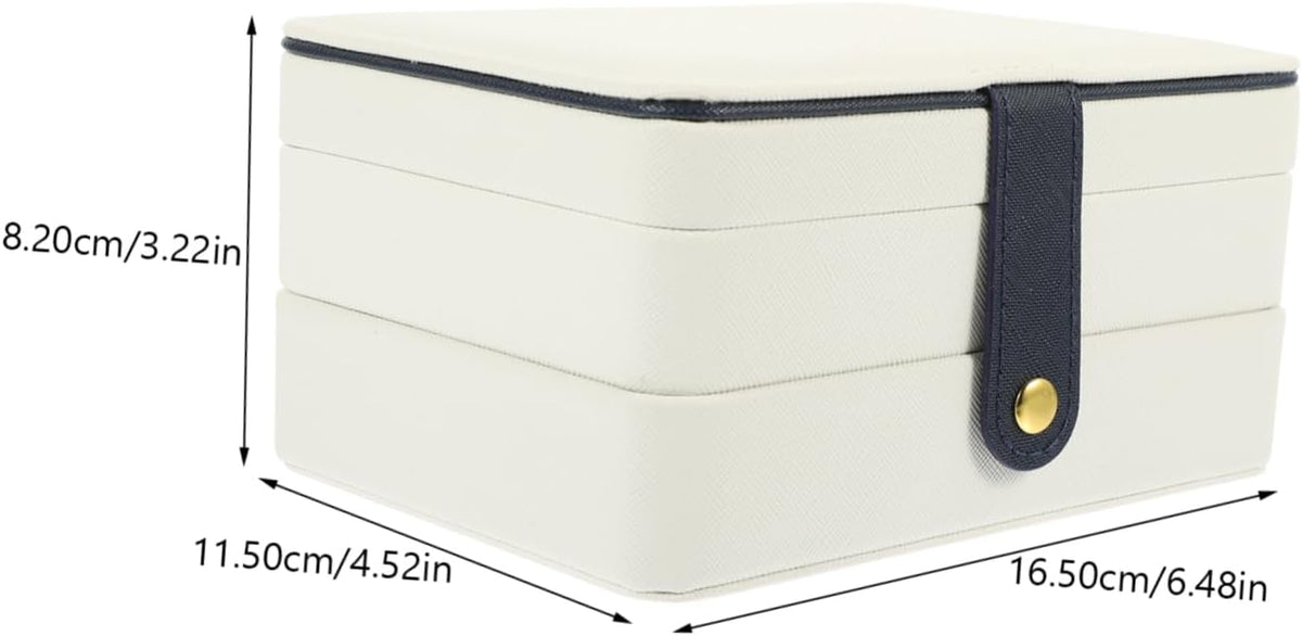 Multi Jewelry Organizer Case Portable Storage for Necklaces Earrings Creative Design for Travel and Home Use Large Capacity