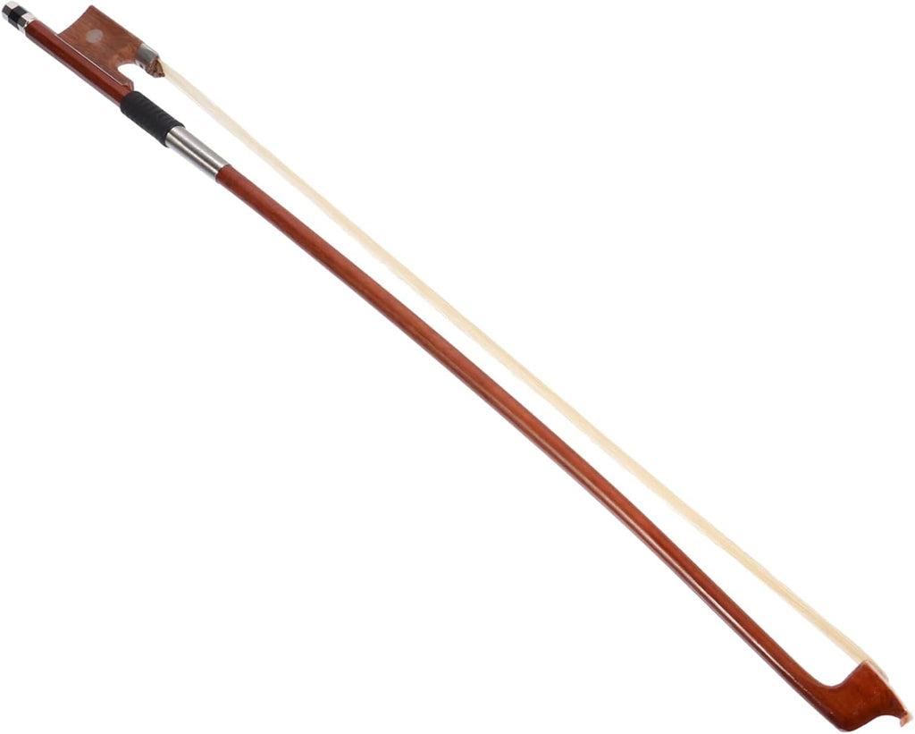 Violin Bow with Horse Hair Student Violin Bow Red Sandalwood Comfortable Use Great and Practice