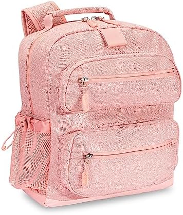 Kids 5-Compartment Lunch Box Set With Insulated Lunch Bag and Lightweight 14” Kids Backpack