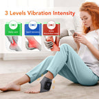 Electric Ankle & Foot Massager Wrap with Heat, Cordless Heated Ankle Brace