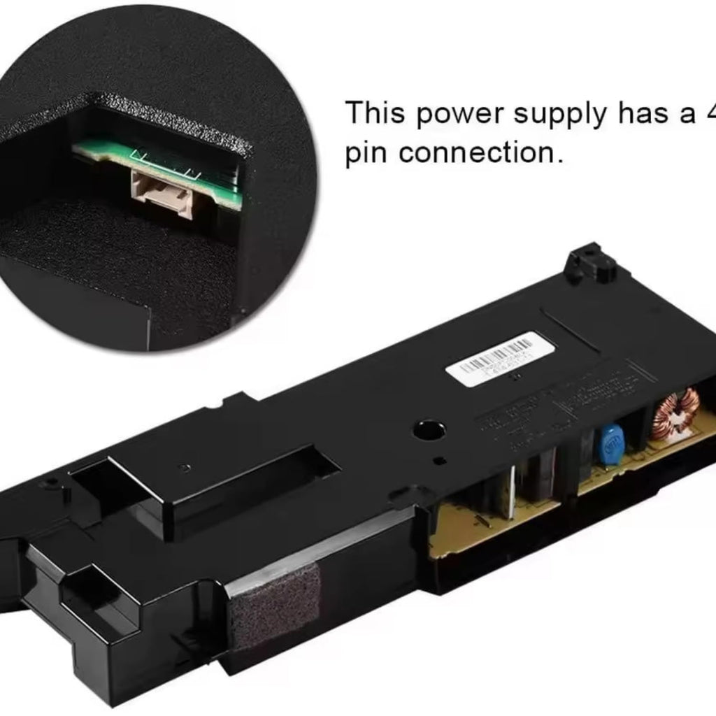 N14-200P1A Replacement Power Supply Compatible with PS4 CUH-1215A, ADP-200ER Internal PSU, 4-Pin Game Console Power Supply Repair Part
