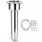 Gugxiom 2-in-1 0° Fishing Rod Holder Boat Cup Holder, 280mm Round Top