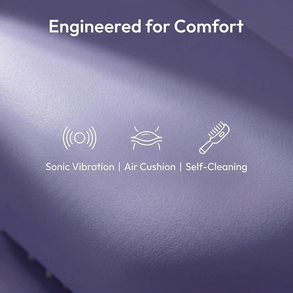 Electric Spray Air Cushion Massage Comb, Rechargeable Mist Detangling Brush for Frizzy Hair