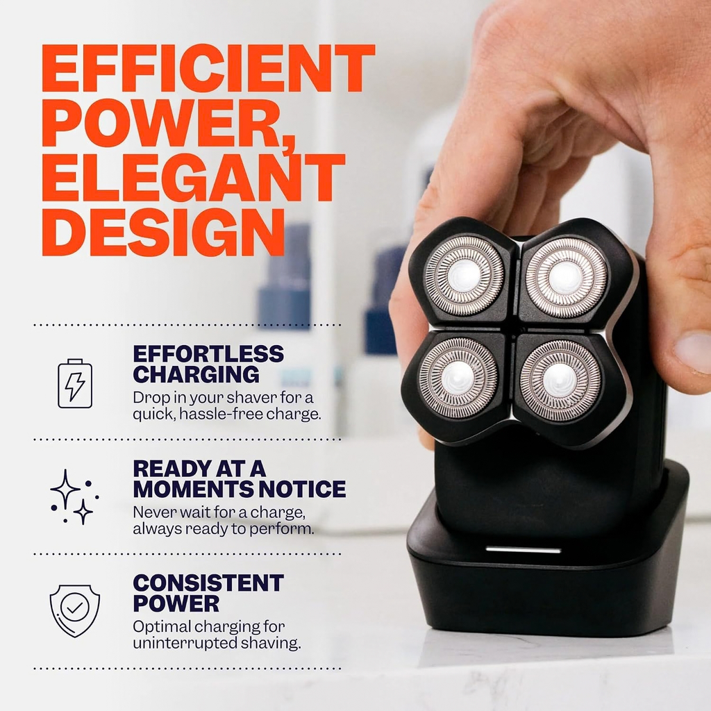 Freebird FlexSeries Pro Charging Dock, Compact Shaver Charging Station with LED Indicator