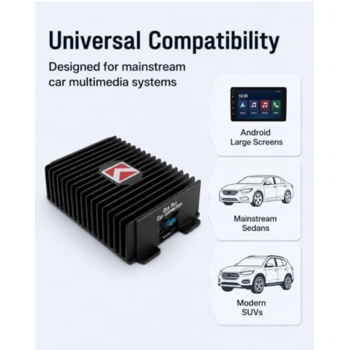 Gugxiom 4-Channel Car Amplifier, 80Wx4 Audio Modification Power Amplifier
