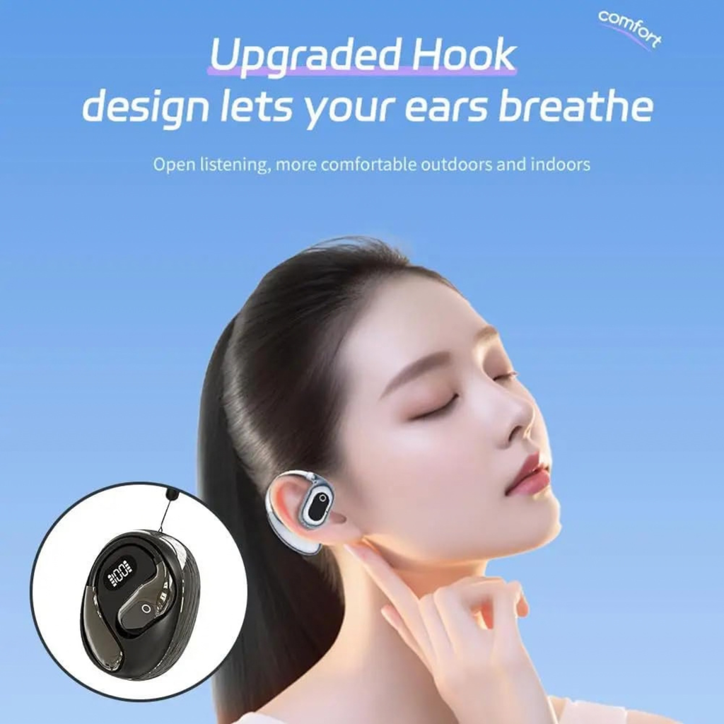 AI Translation Headphones, 138 Languages, Wireless Bluetooth Earbuds, Open-Ear Translator