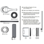 Leveron Round Doorknob Adapter Converts Round Doorknob to Lever No Tools Required