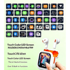 NE20 AI Translation Earbuds, Real-Time Translator, 135 Languages, LCD Touch Screen