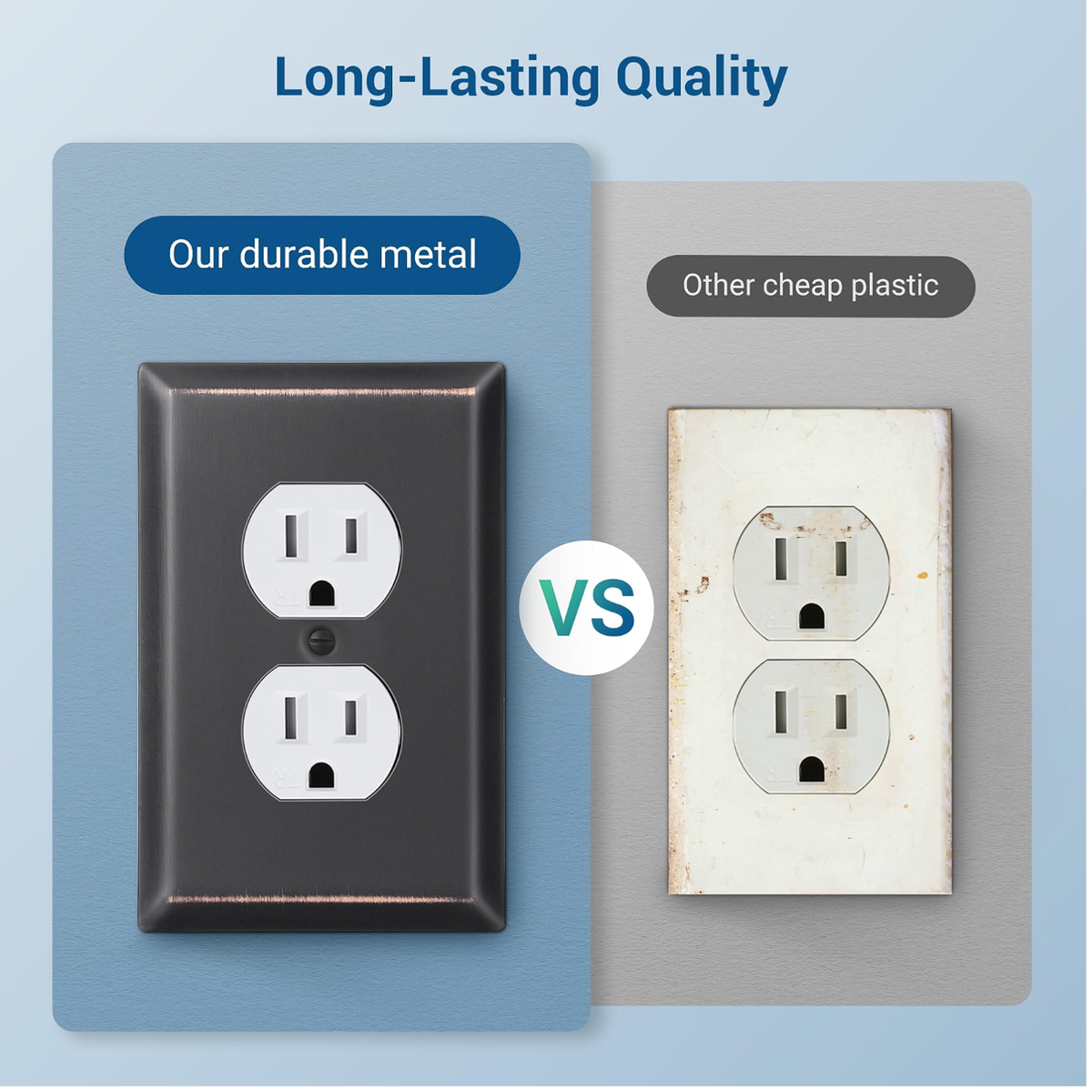 4-Pack Duplex Wall Plate+Sunken Pearls Decorative Wall Plate Switch Plate Outlet Cover