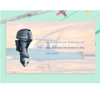 Outboard Motor Steering Link, Outboard Steering Connecting Link, Adjustable Stainless Steel Outboard Steering Link Lever, 265-315mm 10.43-12.4in, for 15HP-200HP Outboard Motors