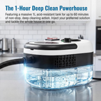 2500W Handheld High Pressure Steam Cleaner for Car Detailing, Kitchen, Grout Cleaning