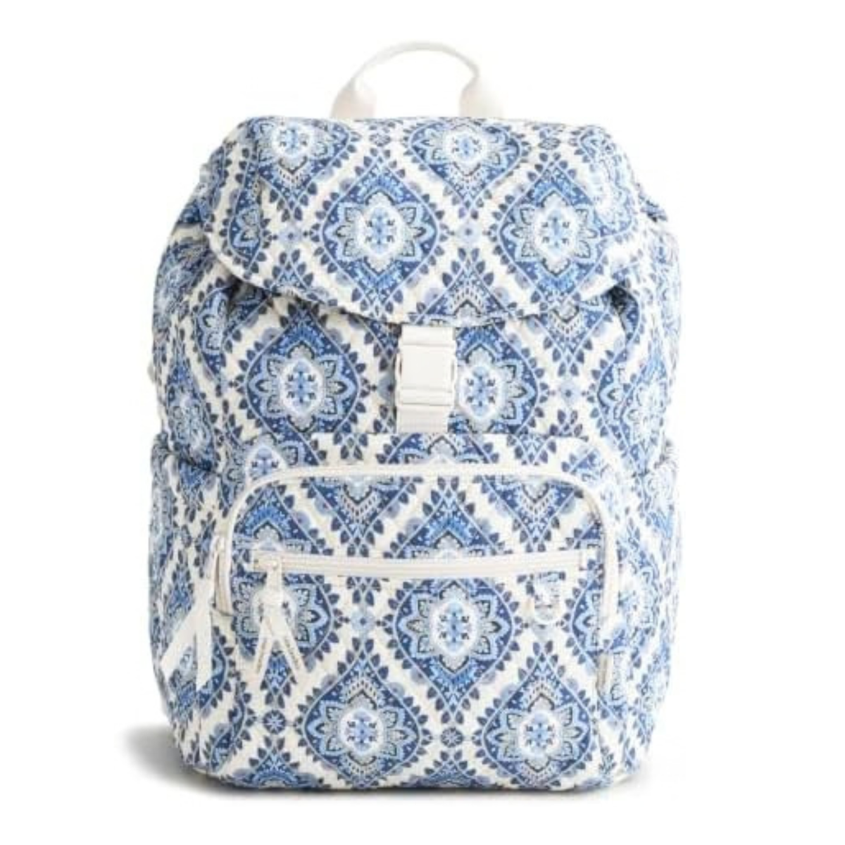 Vera Bradley Premium Cotton Large Berkhill Backpack – Cambridge Blues