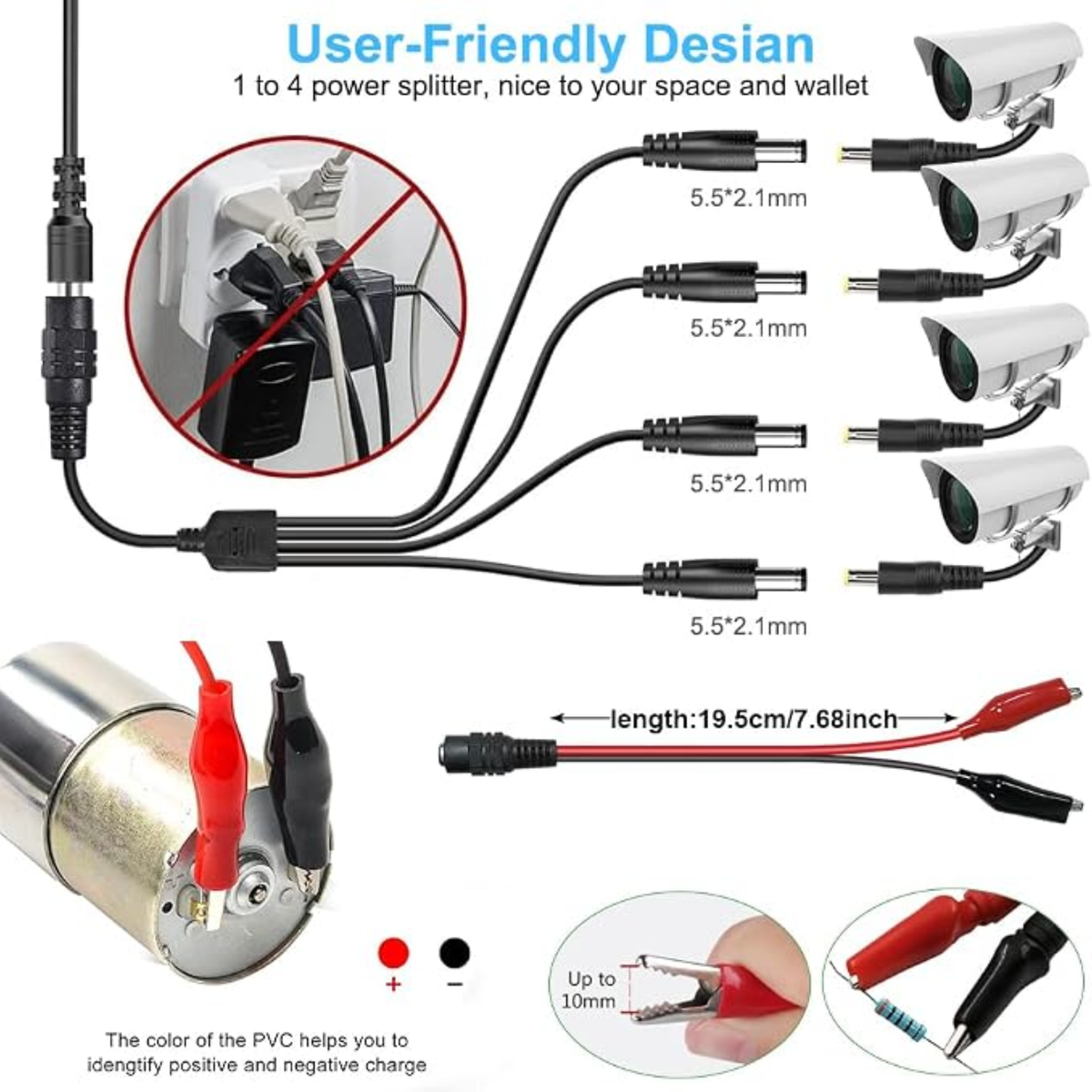 Adjustable 72W Universal Power Supply Variable 3V~24V 3A AC/DC Adapter