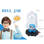 Vacuum Bell Jar, Vaccum Demonstration Kit, Vacuuming Demonstration Hood Teaching Tools, Sound Physics Demonstration, with Base, for Classroom Laboratory