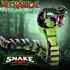 Mechanical Snake Building Blocks Set 3D Cobra Model for Adults Kids