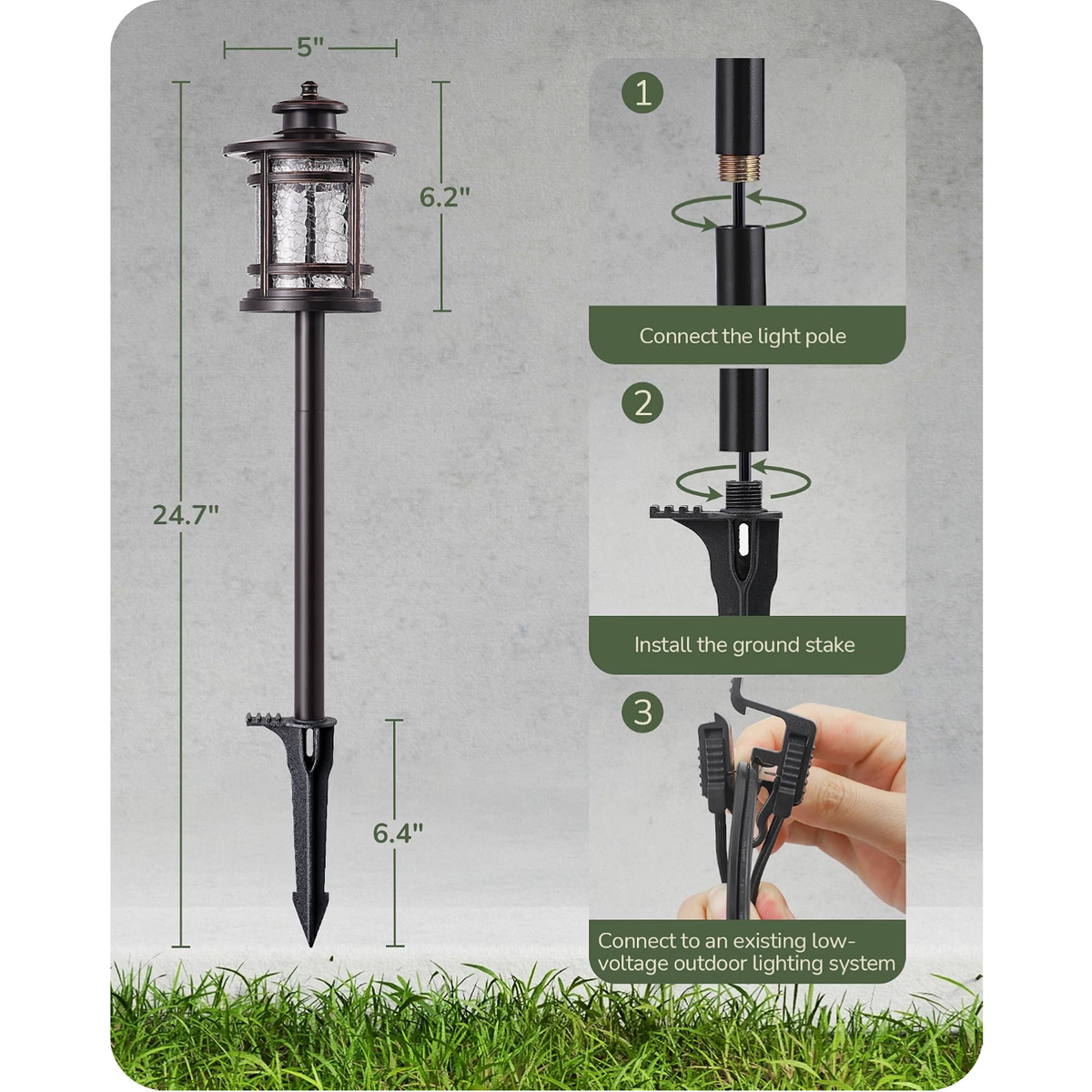 Low Voltage Landscape Lighting + 6-Pack Low Voltage Wire Connector
