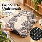 3D Cozy Cat Rugs, Sleeping Cat Rug Floor Mat for Entryway Bedside (#e,48in)