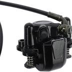 Go Kart Hydraulic Rear Disc Brake Caliper System, Go Kart Brake Kit for 50cc 110cc 125cc 150cc 200cc 250cc Dirt Bike Quad ATV Go Kart, Go Kart Brakes, Includes Brake Pads, Brakes,