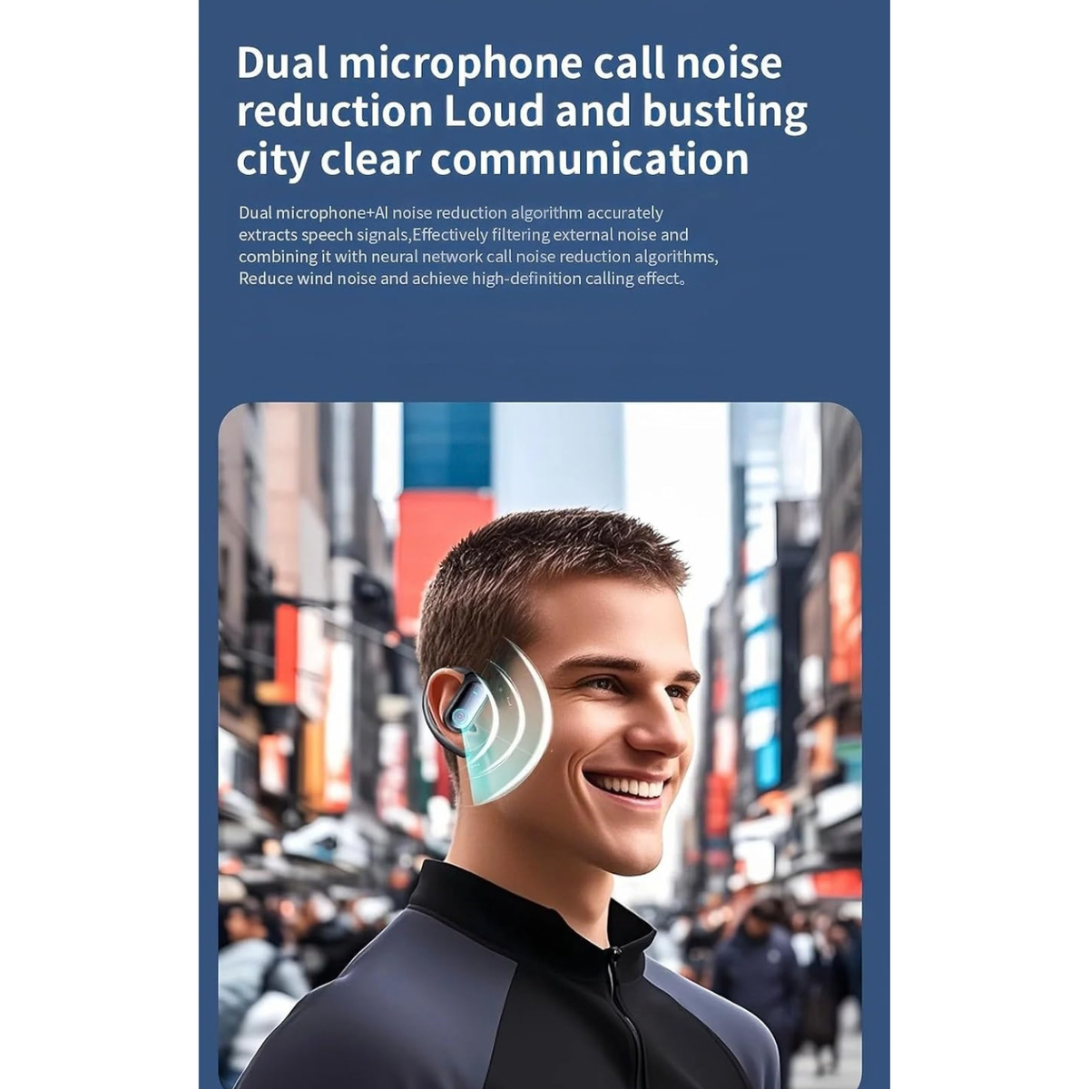 AI Translation Earbuds Real-Time 160 Languages Wireless Bluetooth Translator Earphones