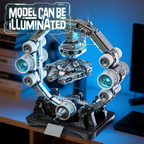 Magnetic Levitation Orbital Space Station Spaceship Building Set