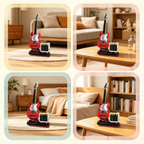 Electric Guitar Model Building Set with Bluetooth Speaker and Stand