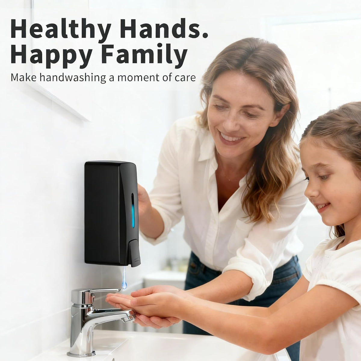 Wall Mounted Soap Dispenser with Lock & Key – 34oz (1000ml)