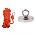 Heavy Duty Neodymium Fishing Magnet - Strong Salvage Magnet with Eyebolt for River Treasury Hunting, Underwater Retrieval, Lifting, Metal Hanging & Waterway Salvaging Accessories