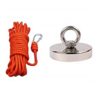 Heavy Duty Neodymium Fishing Magnet - Strong Salvage Magnet with Eyebolt for River Treasury Hunting, Underwater Retrieval, Lifting, Metal Hanging & Waterway Salvaging Accessories