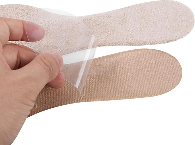 3 Pairs Arch Support Insoles with Shock Absorption for Women Gel and Cloth Build, Sweat Absorbent Finish, Anti Slip Design, Black Apricot Set