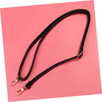 PU Leather Shoulder Bag Strap Replacement for Laptop Bags Black Accessory for Daily Commute, Comfortable Fit, Easy Attachment, Women and Gym Use