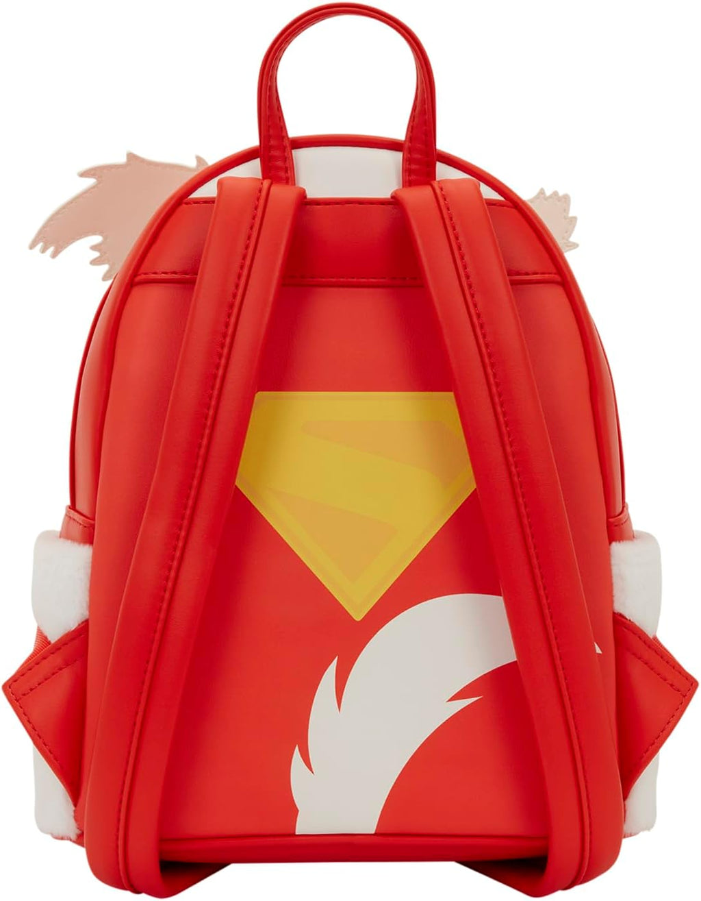 Warner Bros.: DC Supergirl - Krypto - Embroidered Facial Mini Backpack with Coin Bag - Great for Kids & Adults - Collectible Bags