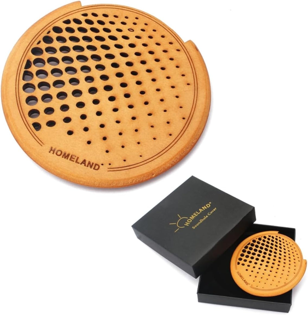 Sound Hole Cover Block Soft Edge Wood Guitar Cover Enhance Your Guitar's Look and Sound