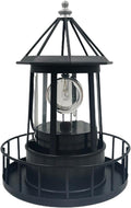 Solar Lighthouse, LED Solar Powered Lighthouse, 360 Degree Rotating Lamp,Solar Powered Lawn Lights,IP65 Waterproof LED Solars Lighthouses Garden Yard Outdoor Decor