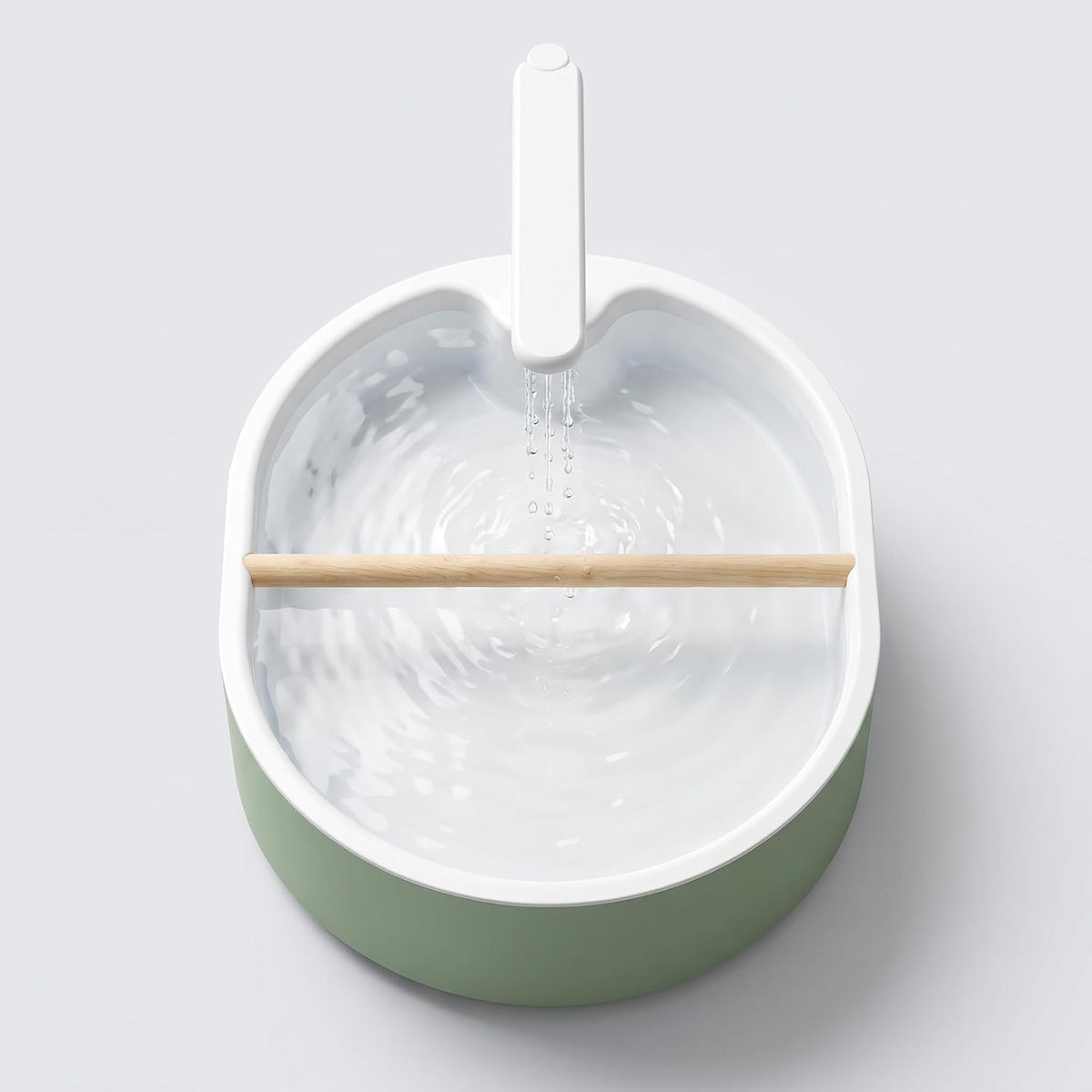 Automatic Bird Bath for Cage with Circulating Water Fountain & USB Pump