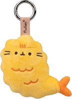 Pusheen Sushi Roll Plush Keychain - Pusheen Stuff Polyester plush, metal clasp, 4.7in tall, pusheen sushi design, cute keychain charm, kawaii gift