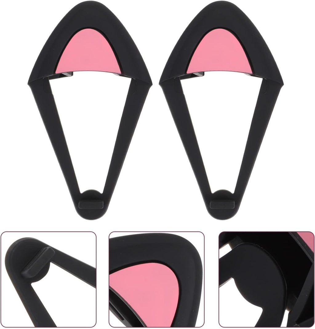 1 Pair Cute Cat Ear Headset Decorations of Adorable Cat Ear Shaped Adornments for Headphones Ideal for Gamers Streamers and Cosplayers Universal Fit and Easy to Attach