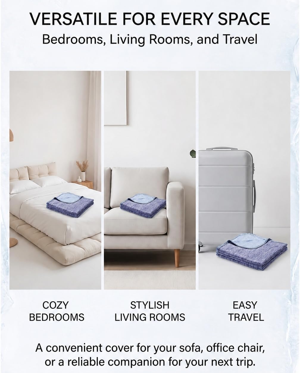 Cooling Blanket Lightweight Summer Bedding for Bed Couch Travel (Purple,200 * 220CM)
