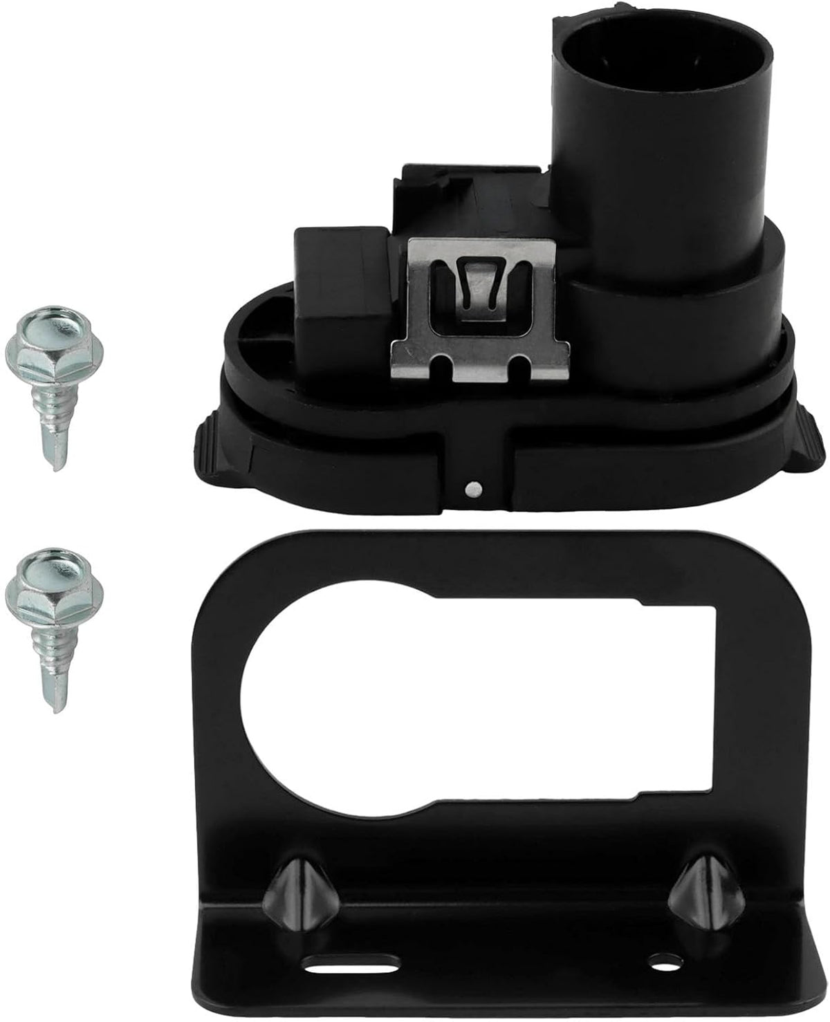 7-Way Blade & 4-Pin Flat Trailer Plug Kit with Bracket, Trailer Brake Harness, Compatible with 2009-2023 Fo rd F150 F250 F350 Trailers Connector 9U5Z-14489-MAA