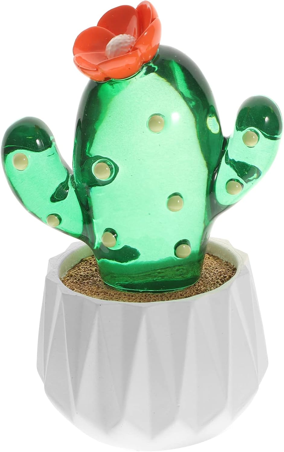 Cactus Ornament Handmade Glass Figure Glass Figurines Crystal Figurines Craft Statue House Plants Indoors Margarita Ornament Mexican Christmas Ornaments Animal Household