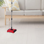 Manual Carpet and Floor Sweeper with Adjustable Height PP and Stainless Steel Build, Versatile Home Cleaning, Convenient Push Design for Tiles and Carpet