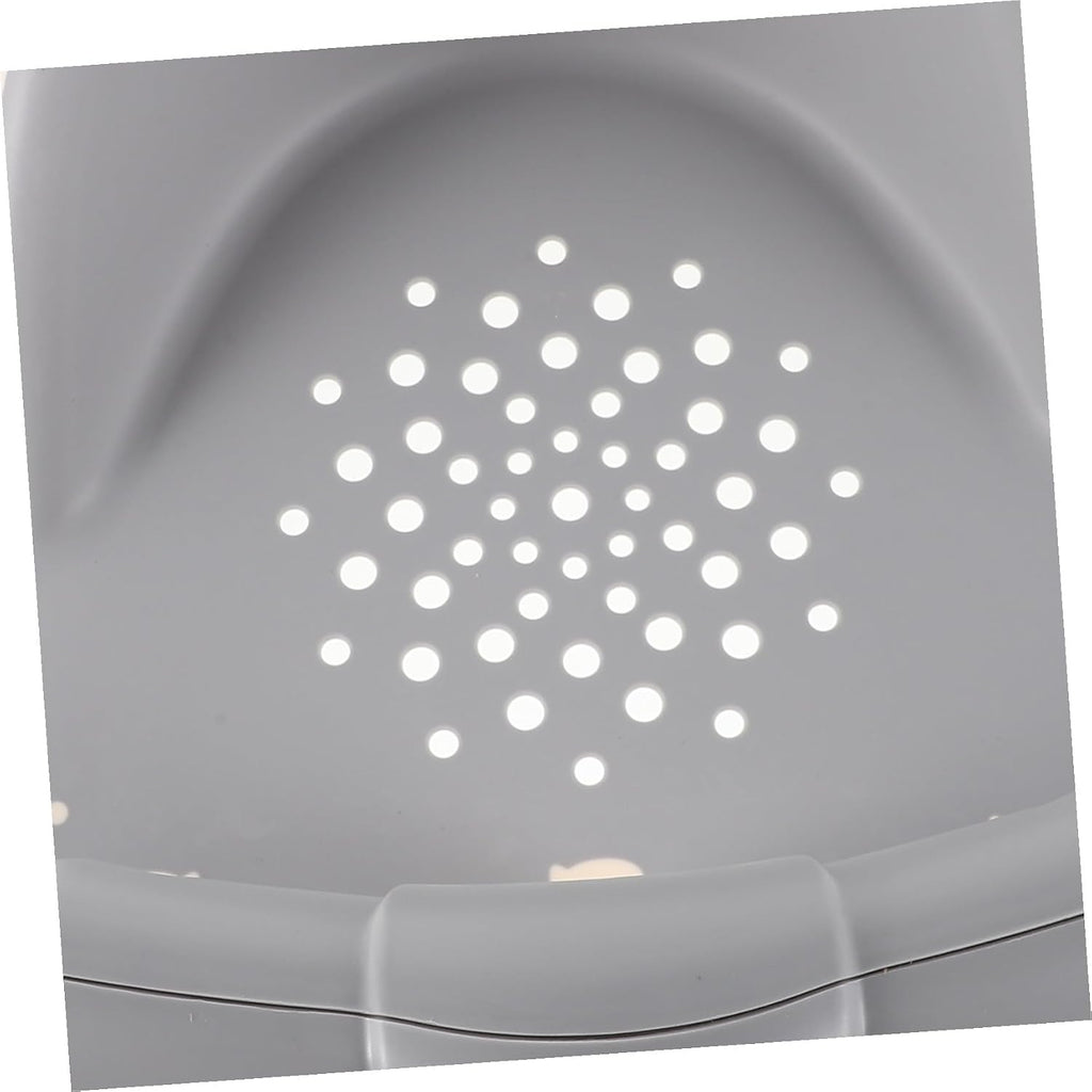 Ergonomic Bathtub Seat with Non-Slip Suction Base Comfortable Bath Chair for Months Multipurpose Tub Seat for Bathing and Playtime Secure Gray Bath Support