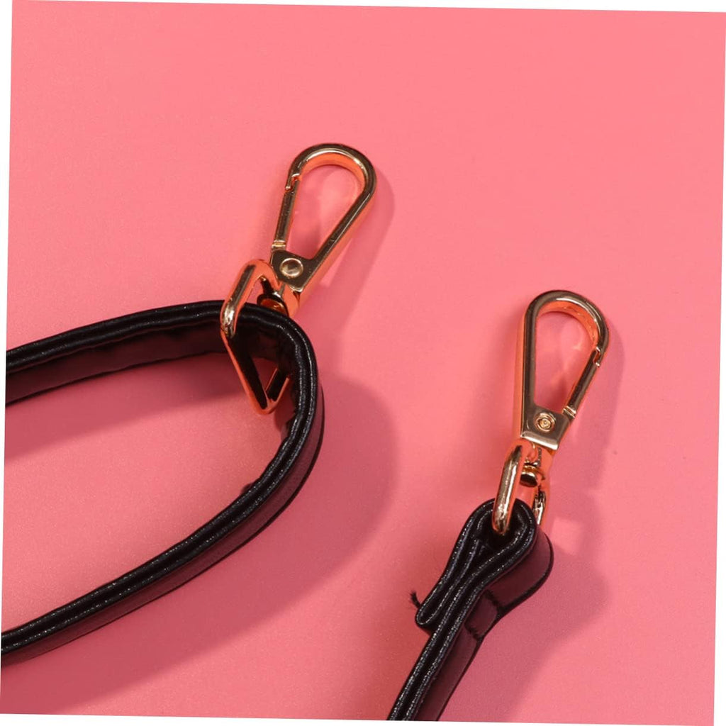 PU Leather Shoulder Bag Strap Replacement for Laptop Bags Black Accessory for Daily Commute, Comfortable Fit, Easy Attachment, Women and Gym Use