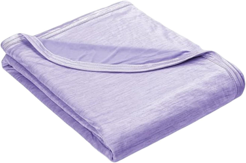 Cooling Blanket Lightweight Summer Bedding for Bed Couch Travel (Purple,200 * 220CM)