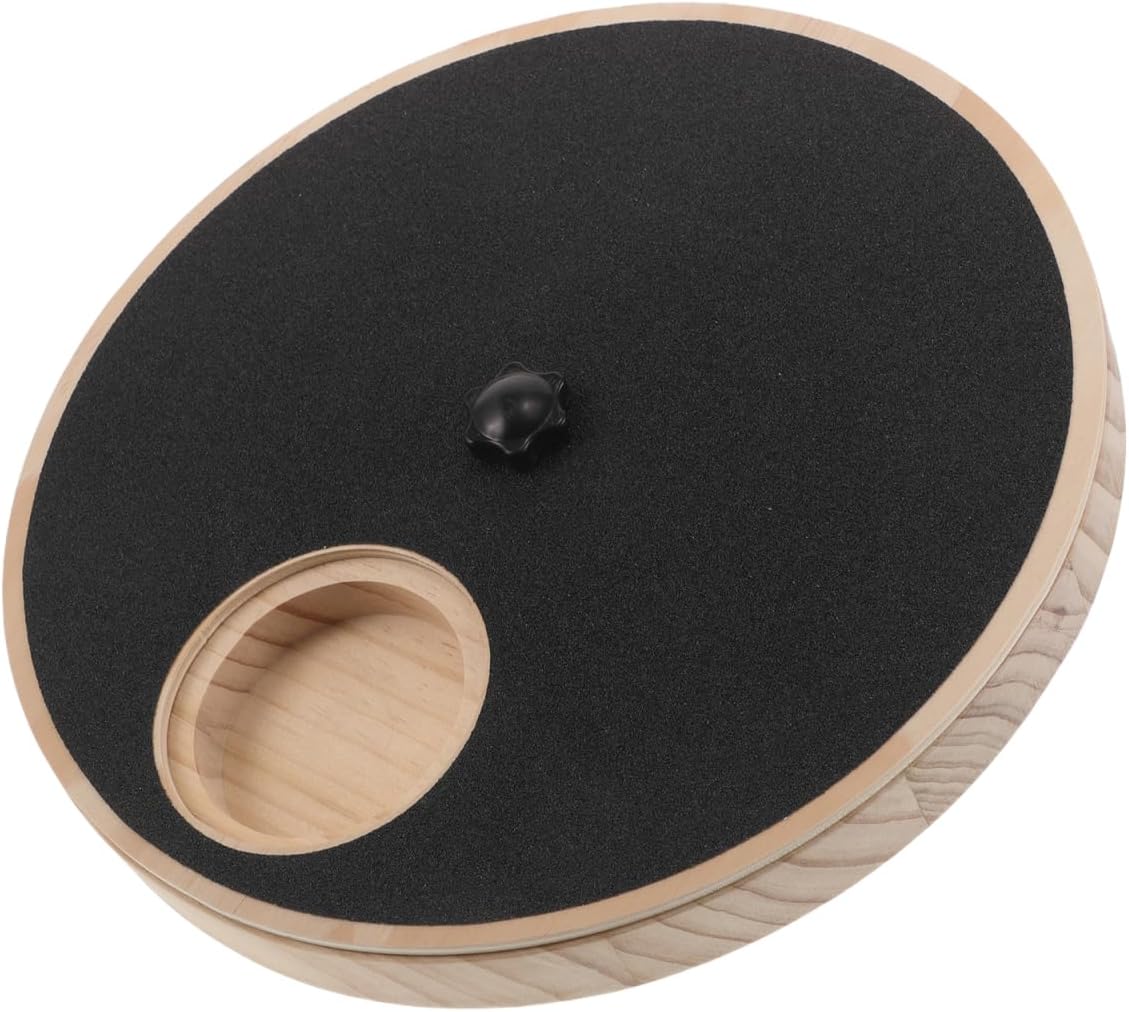 Dog Nail Scratch Pad Pet Claw Grinding Board with Treat Dispenser Rotating Dog Nail Trimming Board for Grooming Filing Training Indoor Paw Care 11.41 X 11.41 X 1.10in