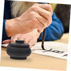 1Pc Mini Calligraphy Inkstone Practical Ink Grinding for Chinese Calligraphy and Painting Ink Container for Artists and Beginners